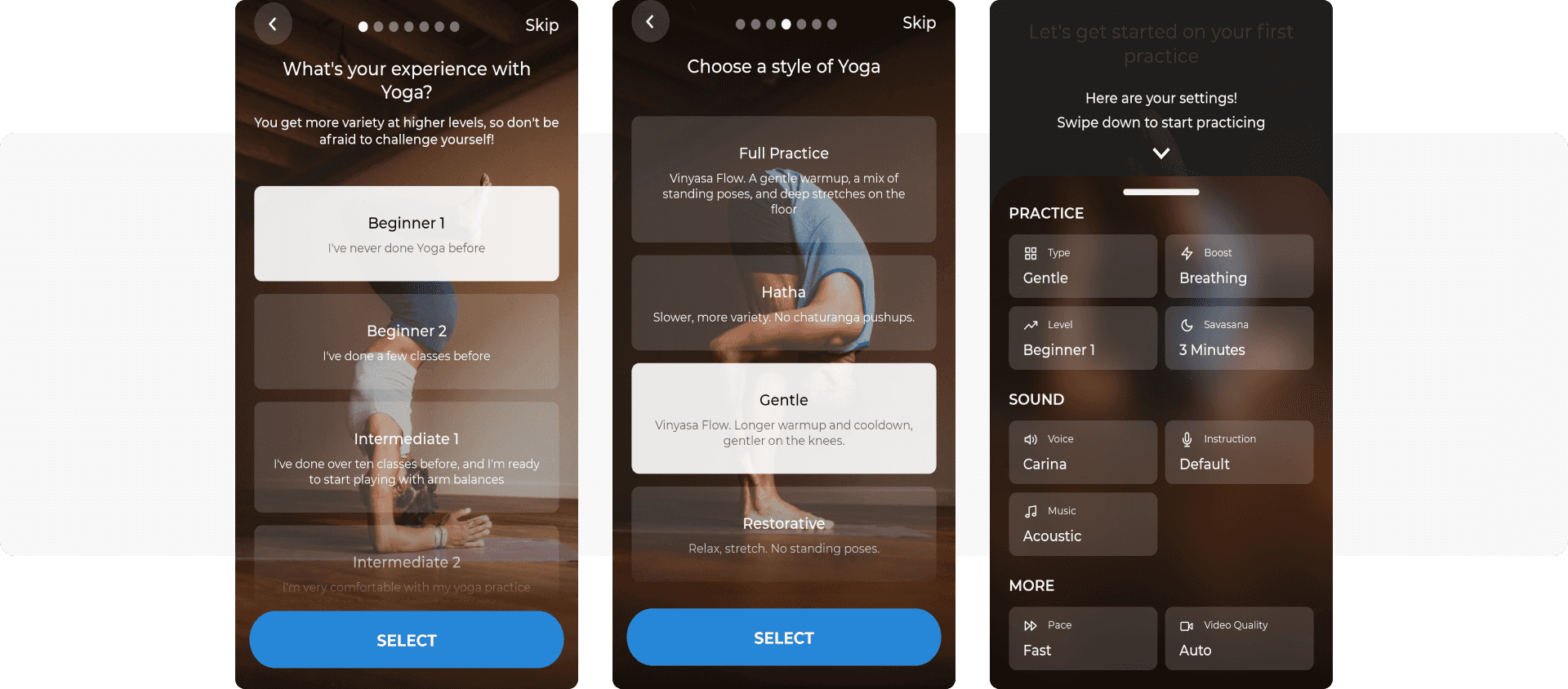 Engaging user onboarding