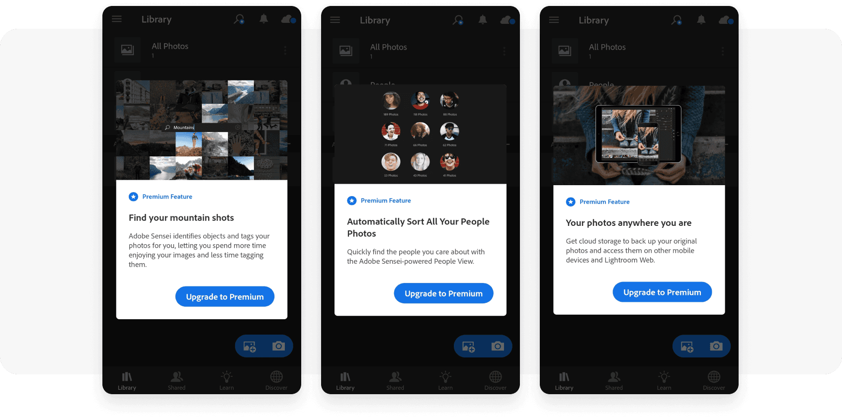 In-apps prompting to upgrade subscription example