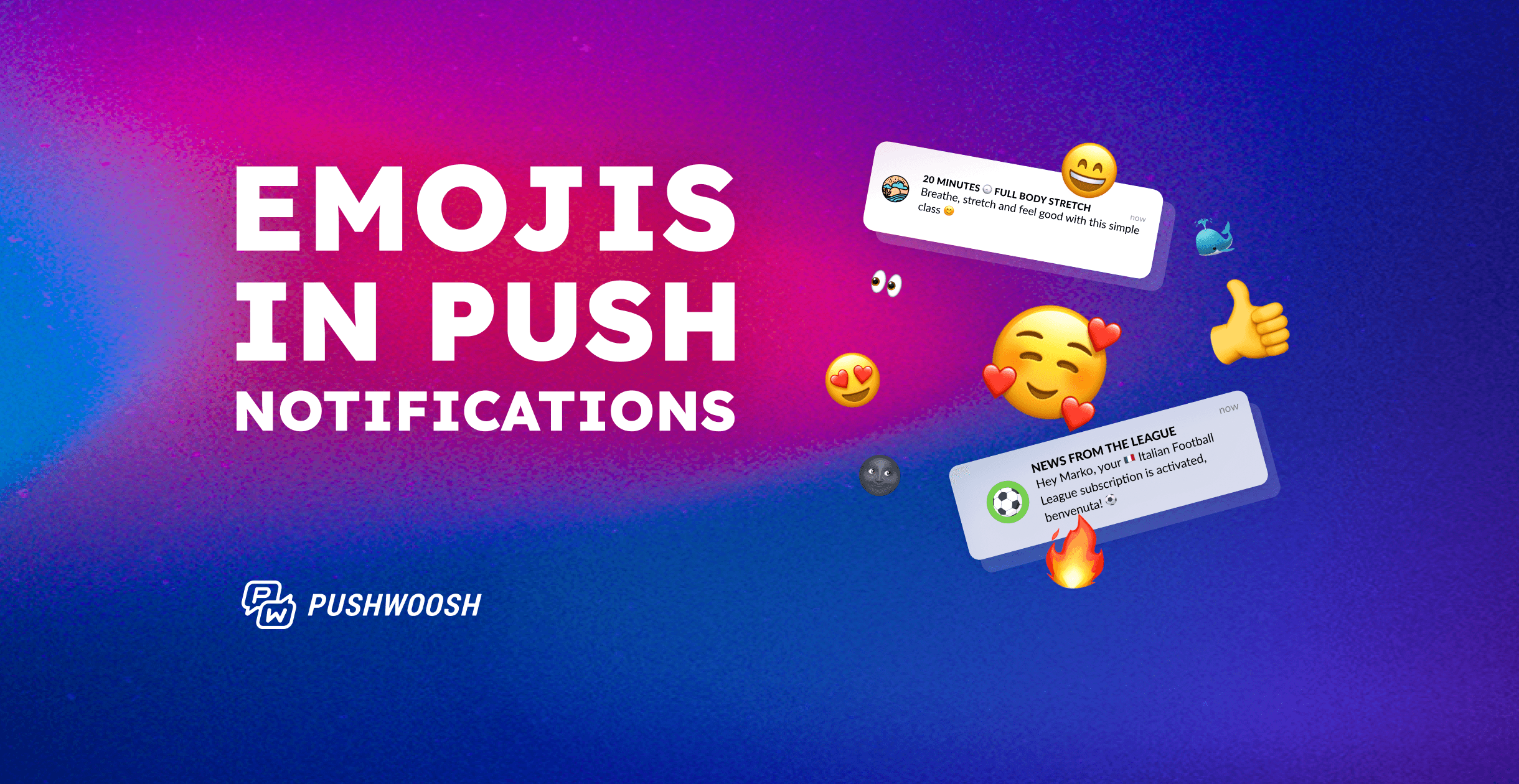 Emojis 💗 in push notifications: How to use them in 2025 (Data Study + Examples)